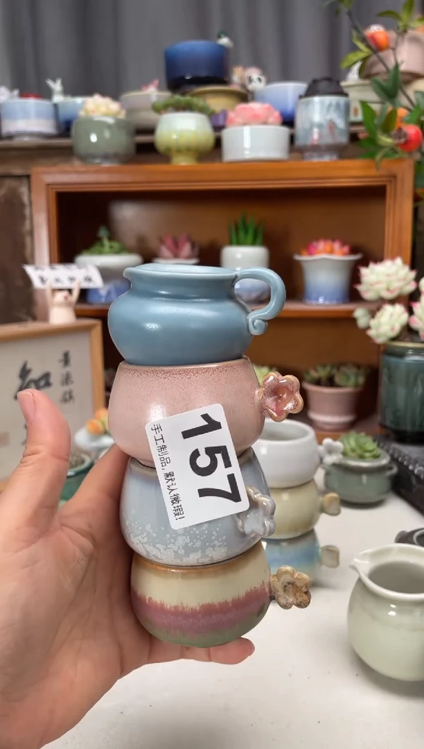 瓷片二**猪157知木小芳花盆编号