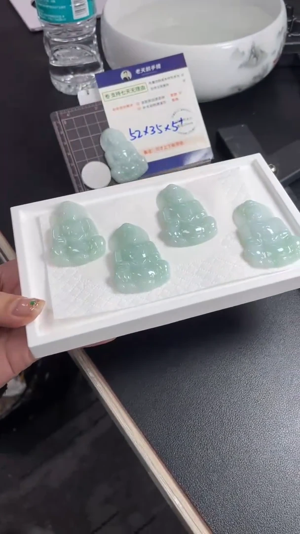 【闪购商品】翡翠颈饰未镶嵌翡翠观音28/多样性发其一CP