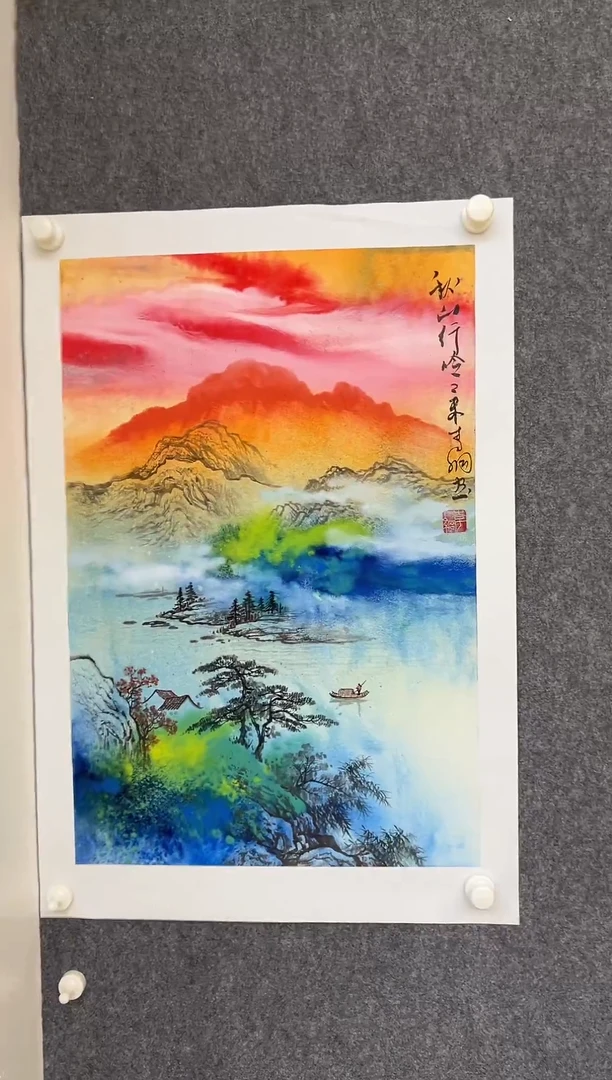 国画李纲-2.7平尺-国画作品