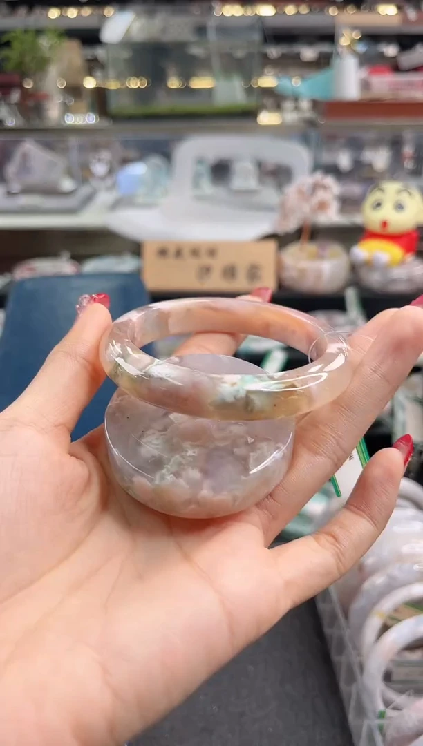 未镶嵌手镯石英质玉56圈口（赠品镯心）699212