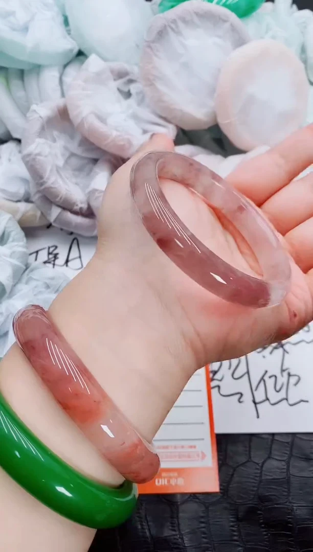 【闪购商品】石英质玉手镯未镶嵌S254-58-59