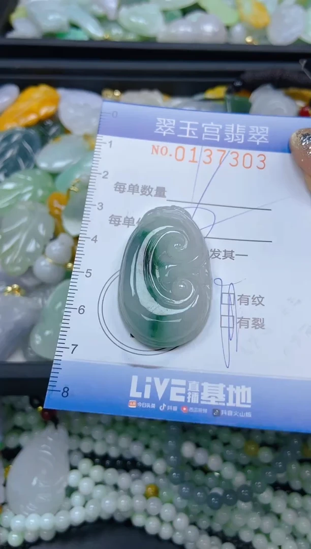 翡翠未镶嵌颈饰闪购0137303