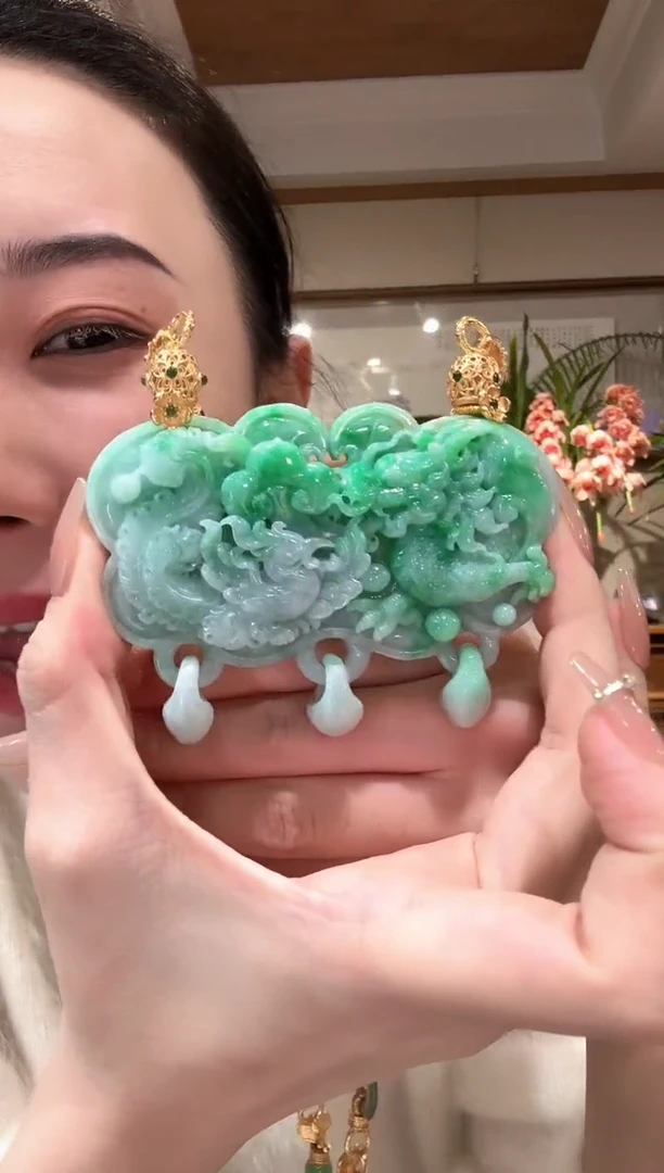 【闪购商品】翡翠颈饰未镶嵌国风