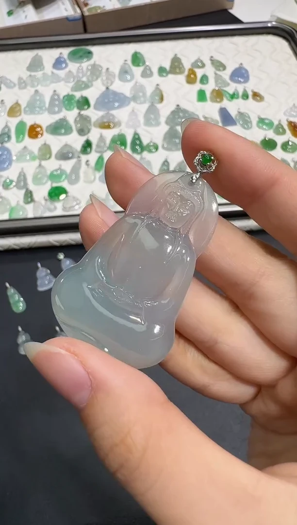 颈饰18K金镶嵌翡翠X1102-1501-78