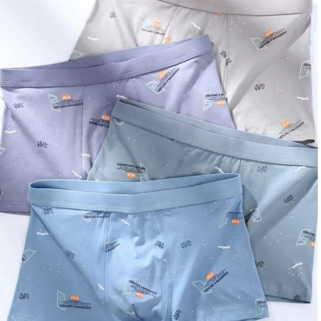 【三条装】男款纯棉内裤 s  花型随机 2210