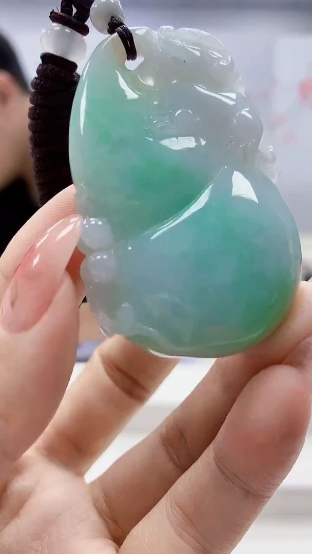 未镶嵌定制翡翠5154ty-毛货挂件77