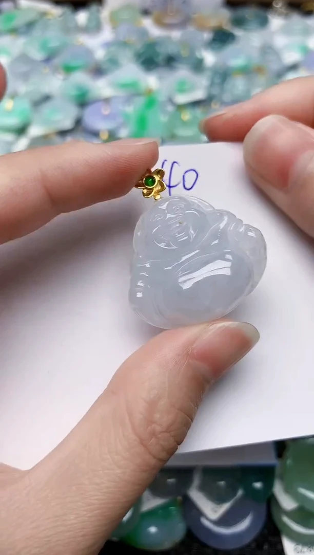 翡翠未镶嵌颈饰天然缅甸A货翡翠百元以上9元证书费自理