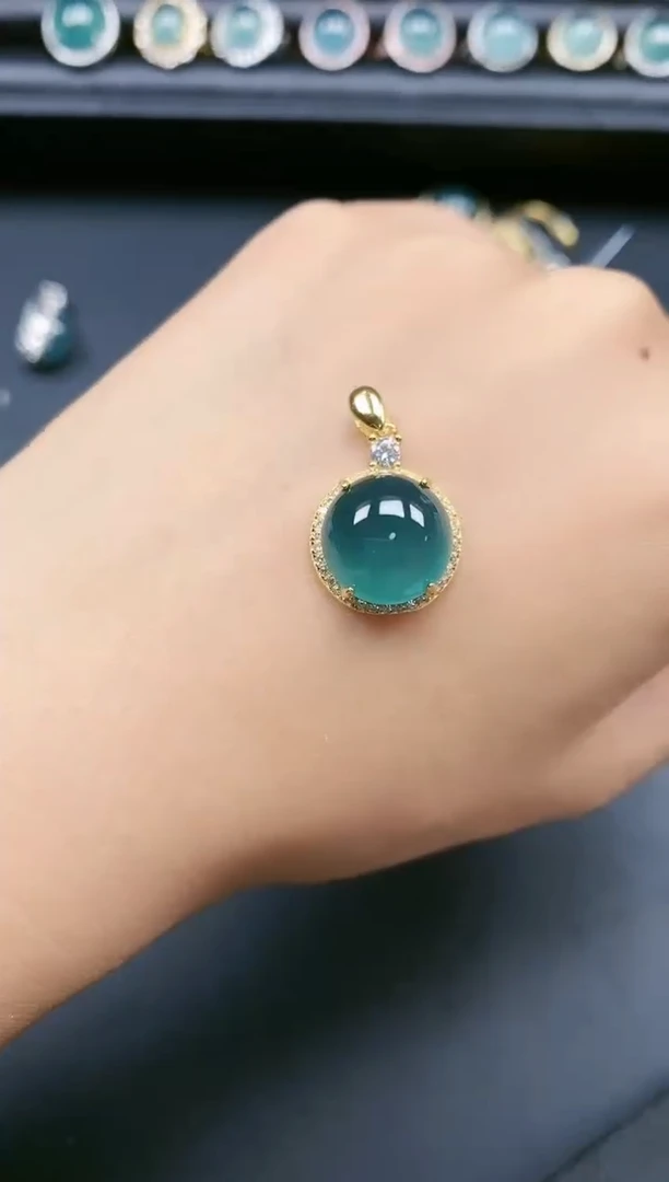 翡翠戒指银S925镶嵌11111