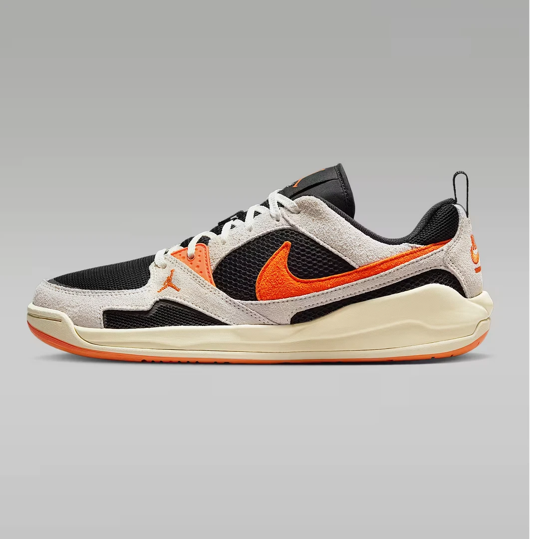 NIKE耐克【商场同款】男子AJCMFT黑橙扣碎透气运动休闲鞋HJ6777018