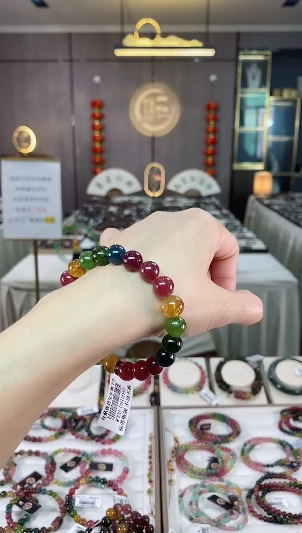 【闪购商品】碧玺单圈手串9mm+未镶嵌（多样性发一条）hon