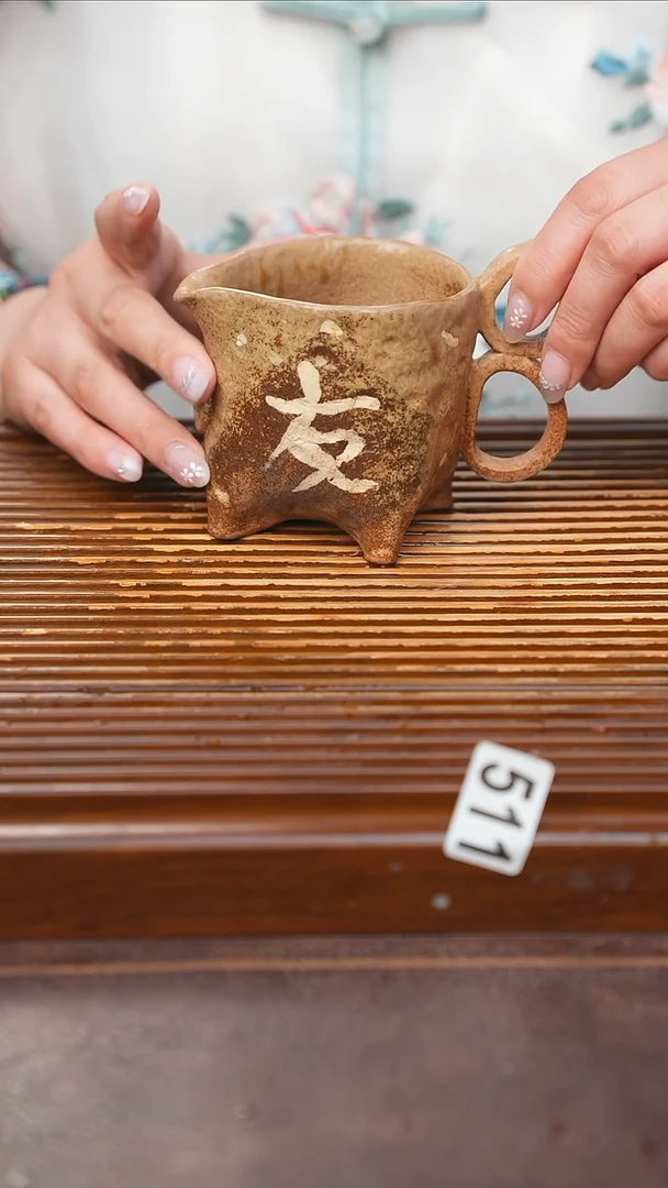 万古烧粗陶手工茶具