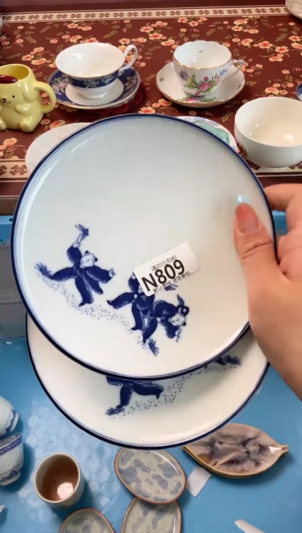 瓷片金*瓷器瓷器N809