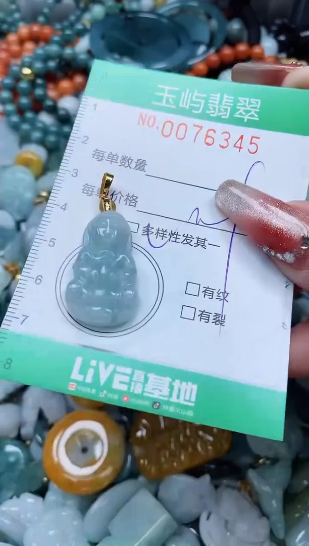 【闪购商品】翡翠颈饰未镶嵌闪购0076345多样性发其一