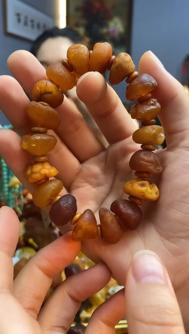 未镶嵌琥珀手串手串