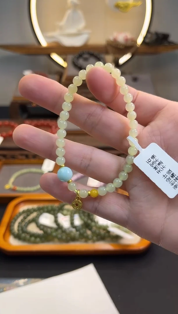 未镶嵌手链和田玉货号1347