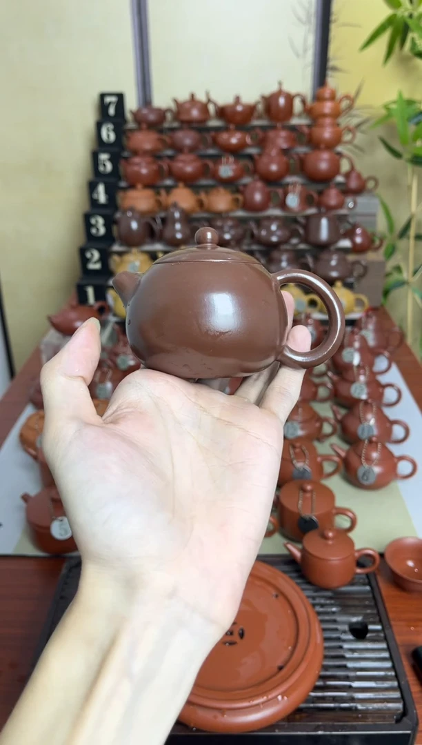 『*紫泥西施手拉壶