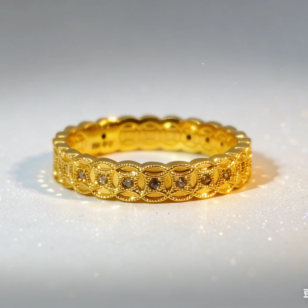 【芳芳专享】足金999投资金 钱多多戒指 6D工艺 时尚轻奢气质精美