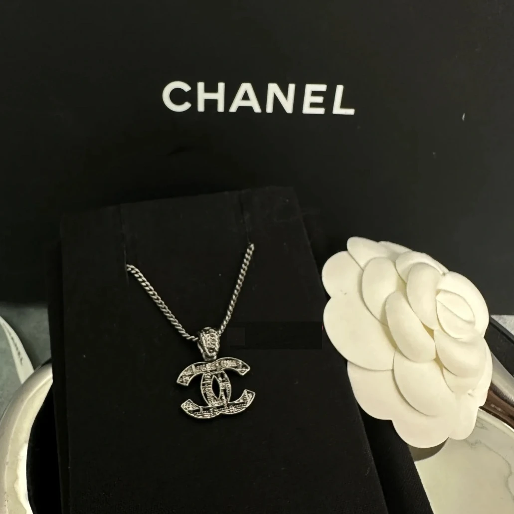99新 Chanel/香奈儿 香奈儿合金双C项链中号
