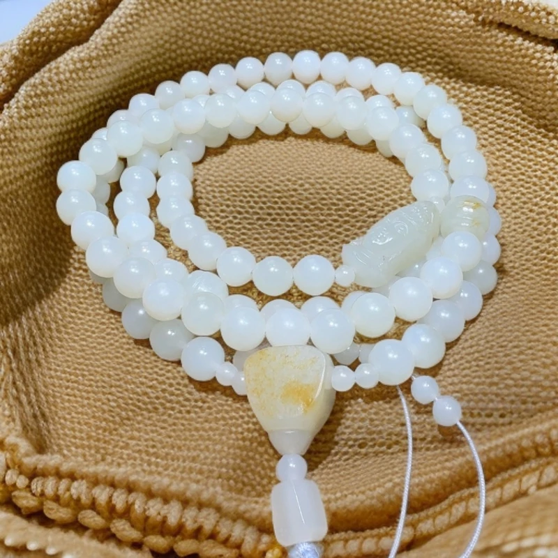 和田玉未镶嵌项链