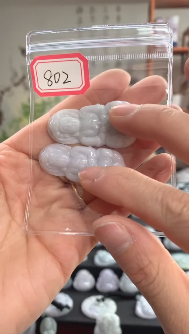 【闪购商品】翡翠颈饰未镶嵌观音 【拍一发二】802