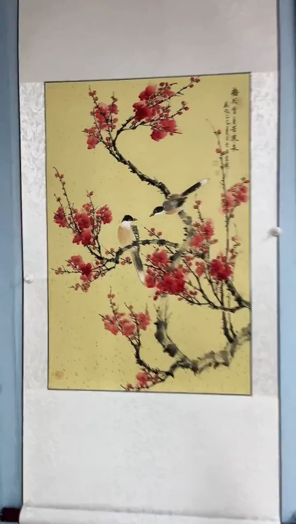 国画许宜锦老师梅花