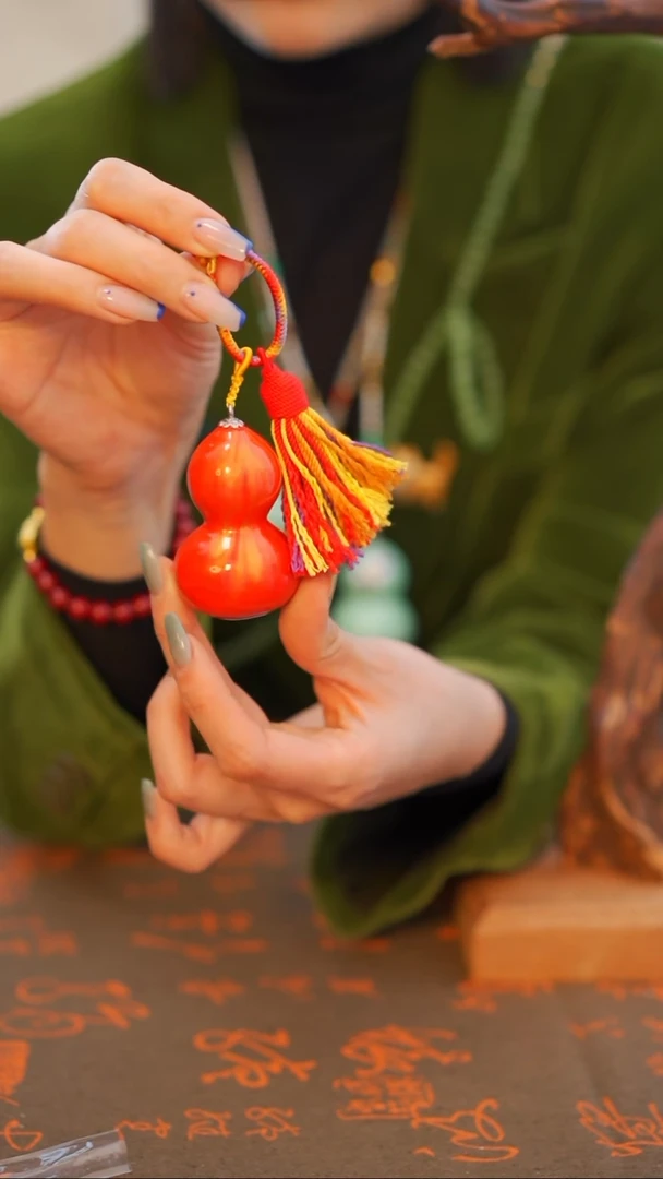 246非遗漆手艺工天然葫芦文玩福禄