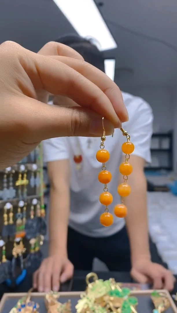 【闪购商品】玛瑙/玉髓耳饰合金023玛瑙耳饰