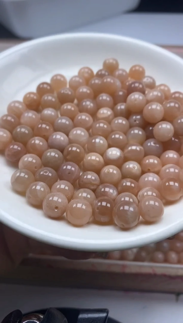 【闪购商品】玛瑙/玉髓颈饰未镶嵌w109太阳石8mm*25颗