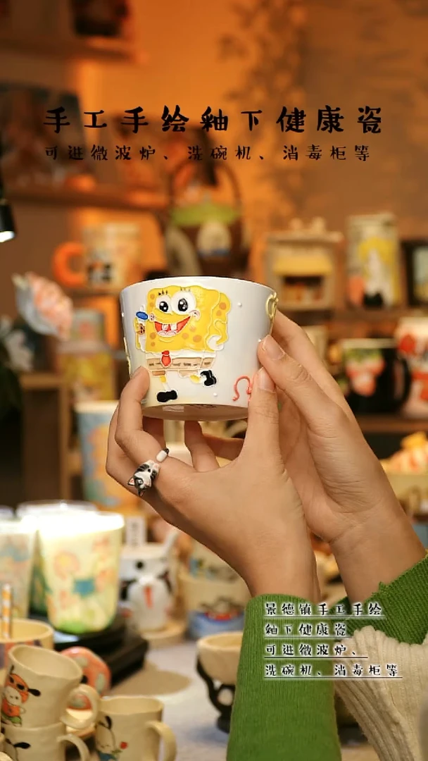 【闪购商品】陶瓷景德镇高温釉下彩&W931