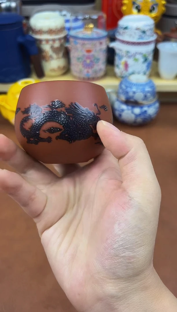 陶瓷茶具摆件旅行套组