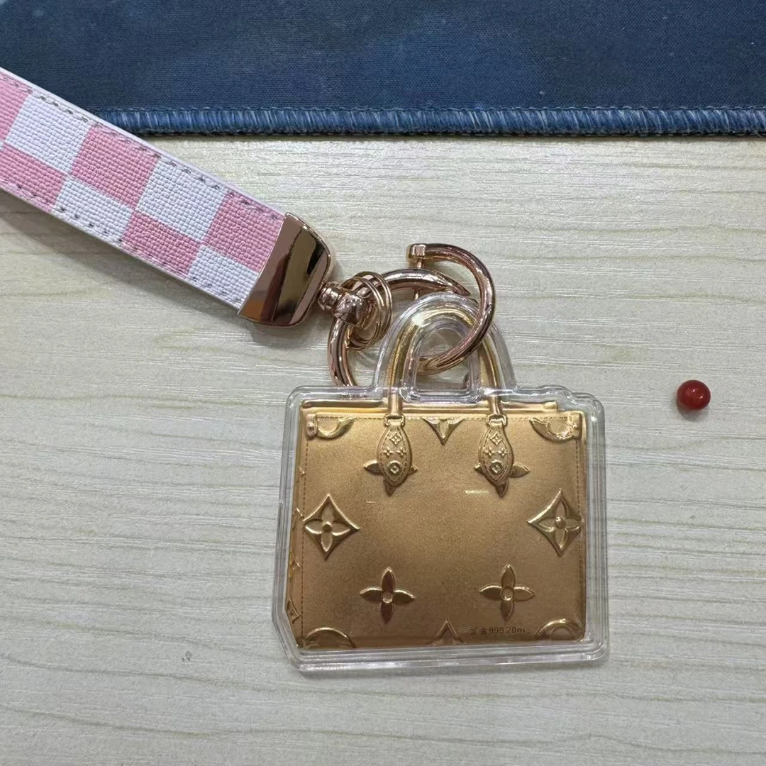 【SG】足金包包玛瑙挂件手机挂包挂随机多样发一件