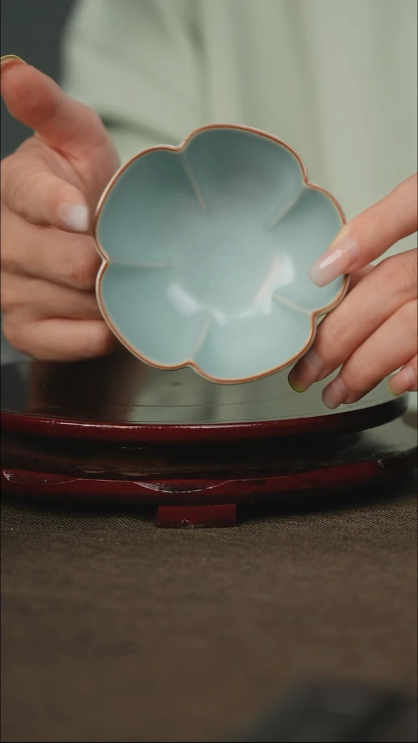 微微瑕 五瓣梅花杯