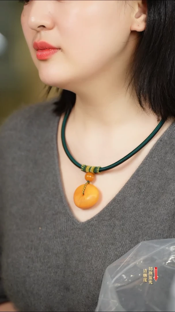 【闪购商品】琥珀颈饰未镶嵌0202-010多样性发一件