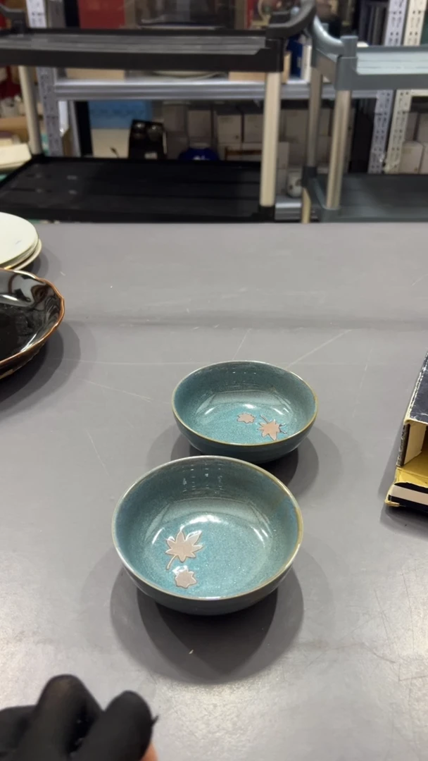 瓷片满38包邮，编号：H475  2只