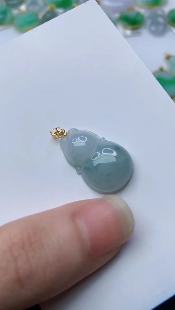 【闪购商品】翡翠颈饰18K金镶嵌51........