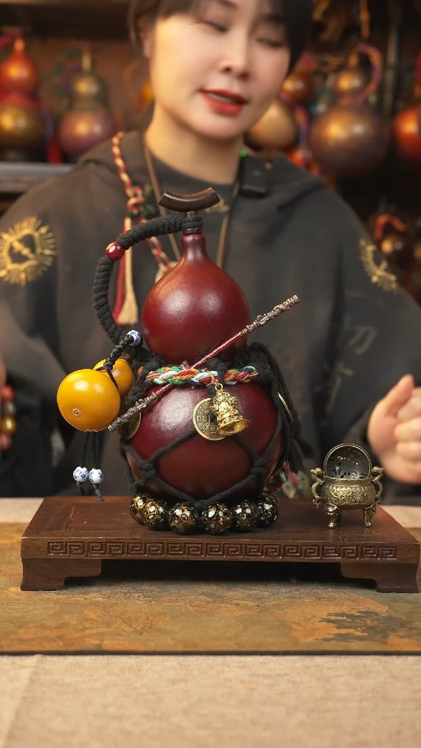 【闪购商品】353大漆葫芦一物一拍记葫堂出品