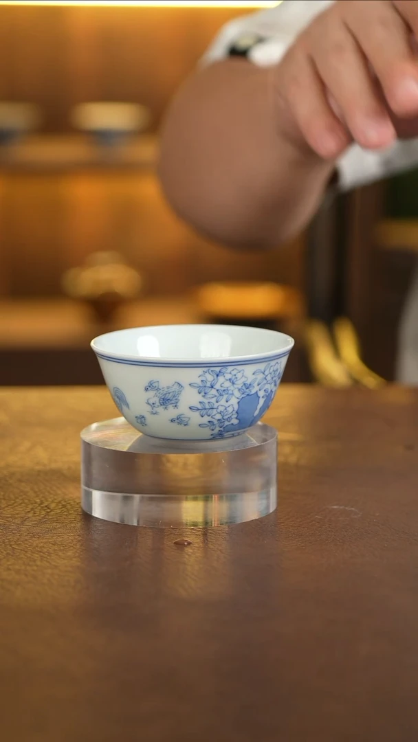 掌柜甄选陶瓷盖碗杯