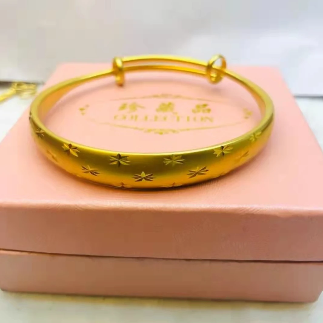 合金手镯 满天星推拉手镯