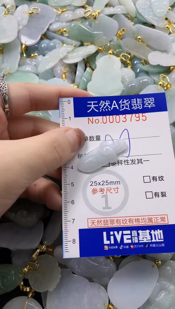 颈饰未镶嵌翡翠天然A货翡翠