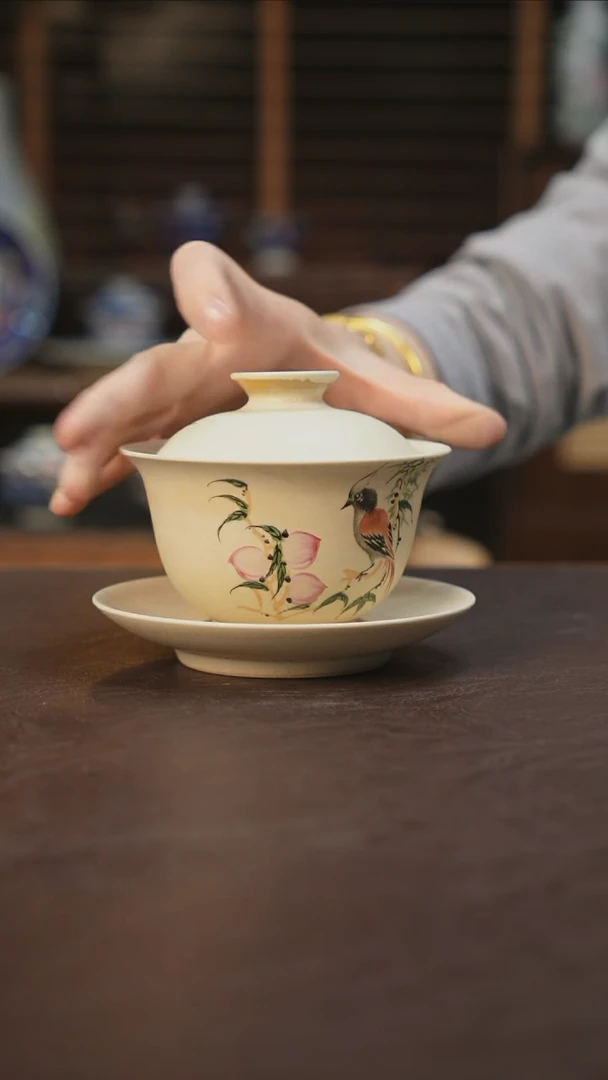 杯景德镇陶瓷杯碗柴烧多人