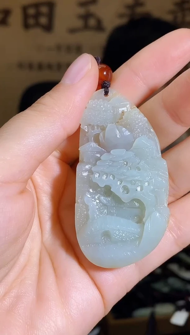 颈饰未镶嵌和田玉1