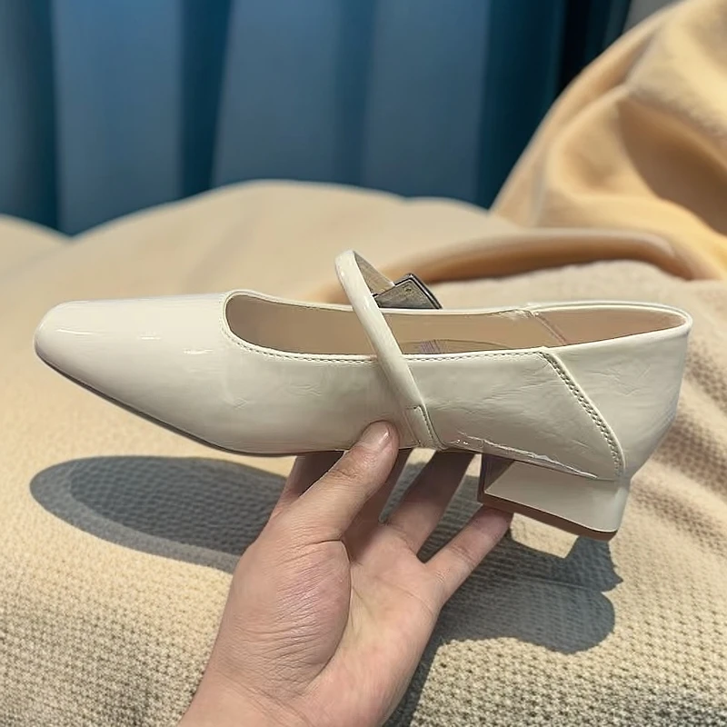 0002低跟合成品时尚单鞋女