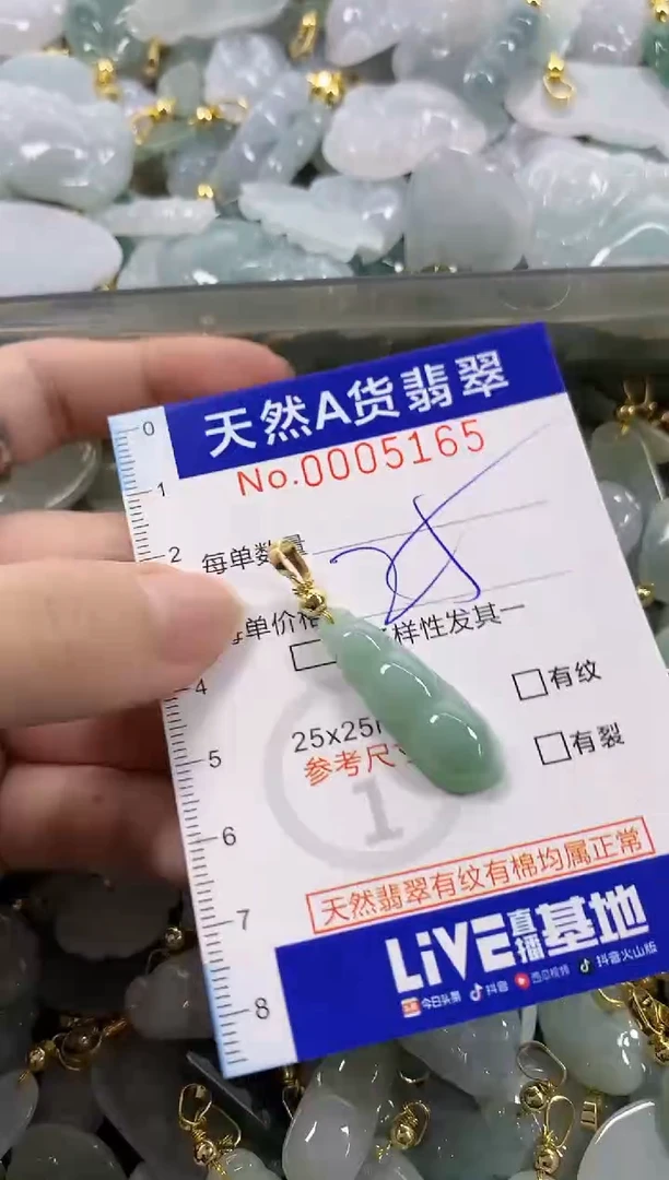 颈饰未镶嵌翡翠天然A货翡翠