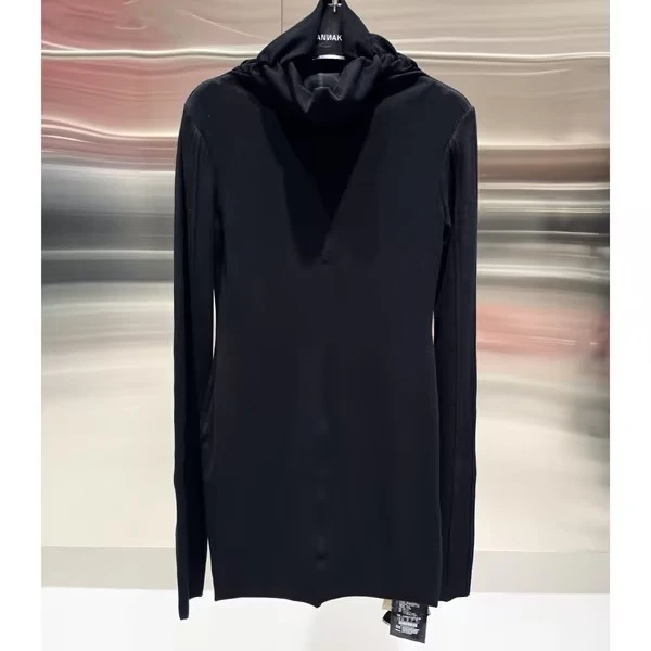 ANNAKIKI 套头堆领长袖连衣裙 3D4A0205H365