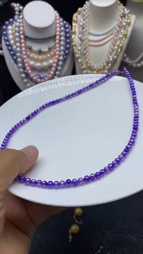 颈饰未镶嵌淡水珍珠多人
