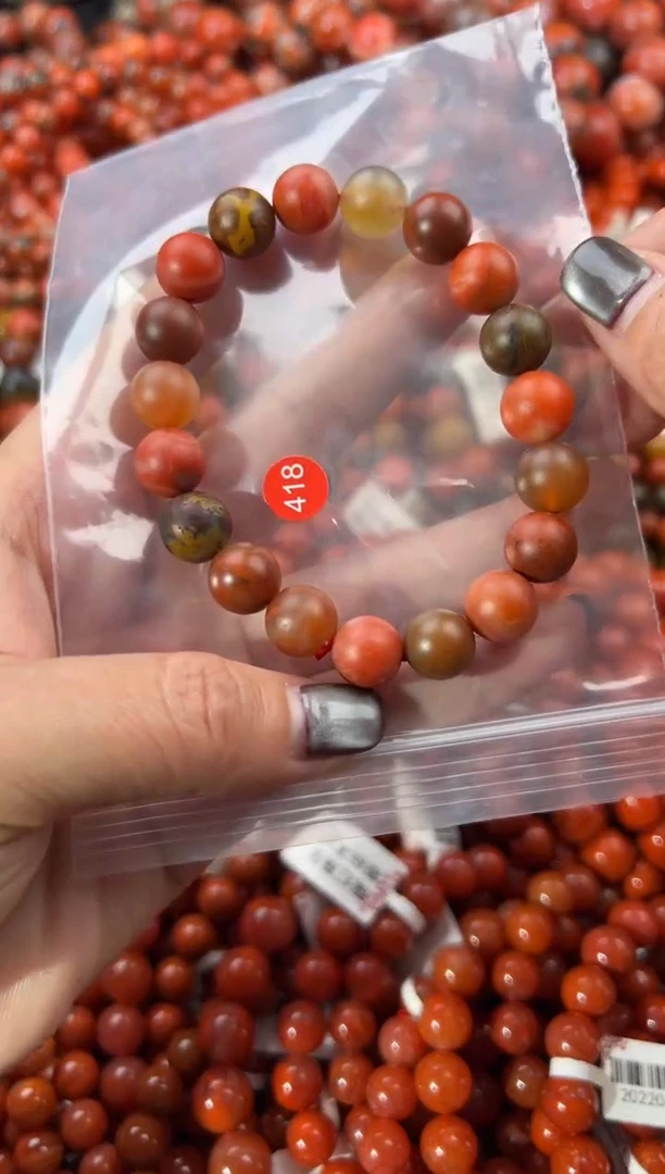 未镶嵌手串南红玛瑙10+