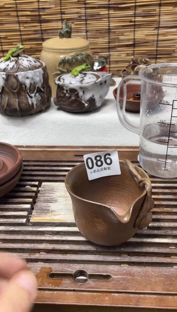 【闪购商品】杯086精美粗陶手工柴烧