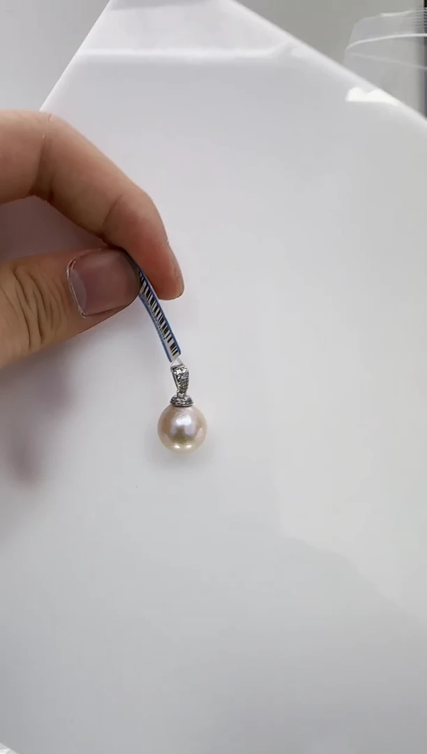 【闪购商品】淡水珍珠DA银S925镶嵌b683 吊坠