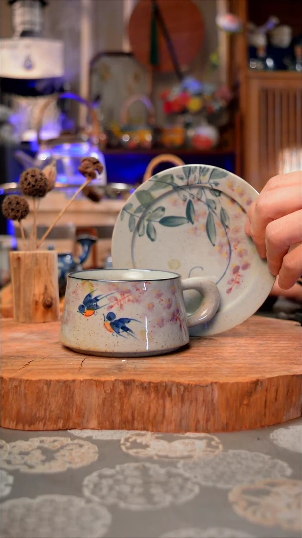 【闪购商品】摆件紫藤花手工手绘手工手绘2