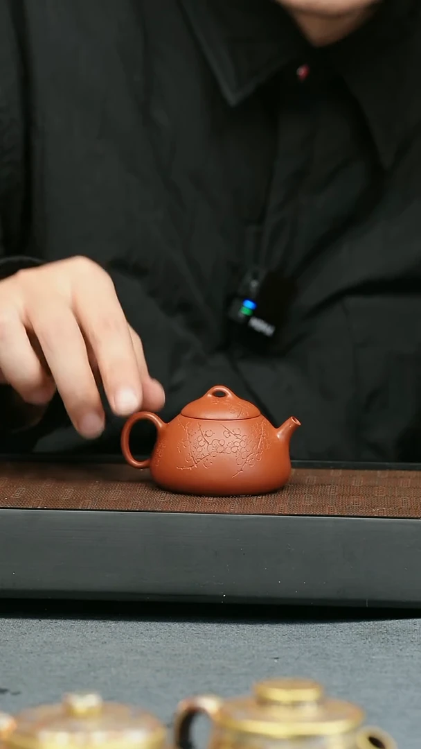 【闪购商品】紫砂茶壶五堂 冬心权（空香沾手）-刻